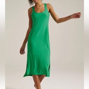 Beyond Yoga Featherweight Resort Dress Green‎ Spacedye Womens XS